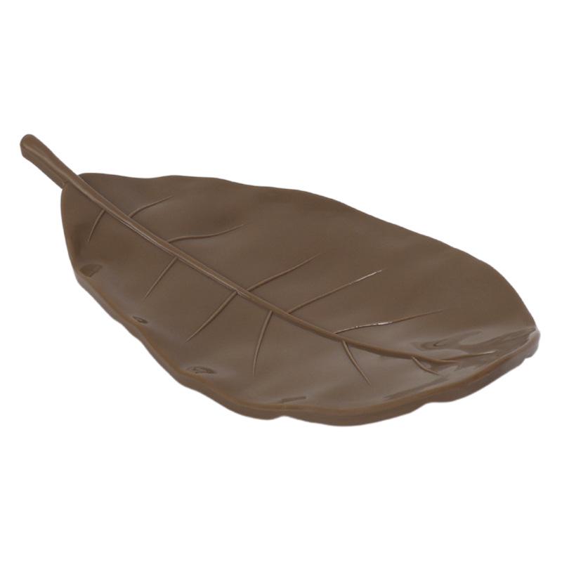 Leaf Design Soap Holder - No-Drill Bathroom Storage Rack