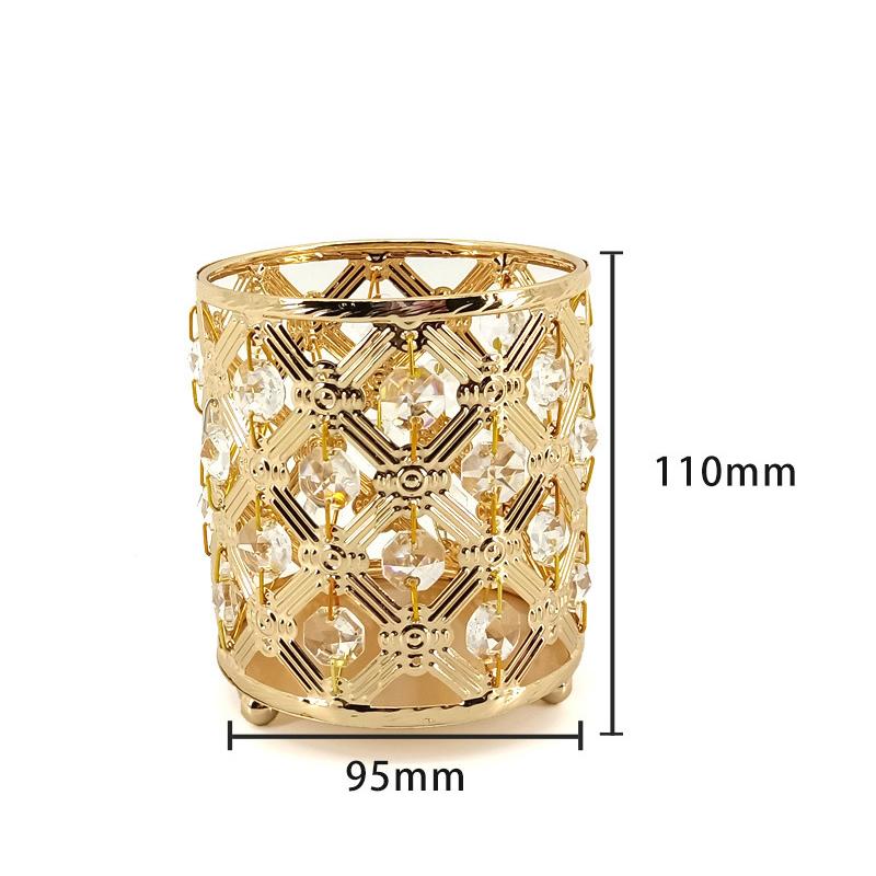 

Роскошные хрустальные органайзеры для макияжа, настольный ящик для хранения косметических кистей, офисный пенал, держатель для теней для век United States