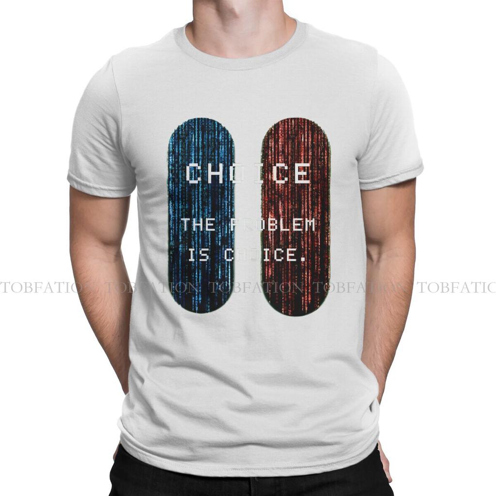 The Red Pill Or Blue Pill Graphic Tshirt The Matrix Movie Creative Streetwear Casual T Shirt Male Short Sleeve Unique Gift Idea