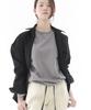 Saintcrew Two-Layer Bartack Pocket Button Shirt Jacket 2L-401Sj Black
