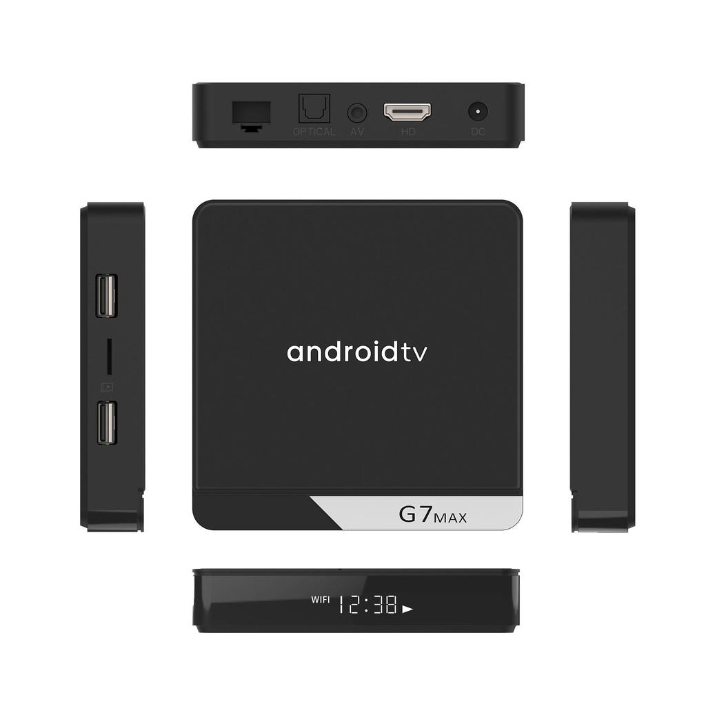 Ultra HD G7Max Set Üstü Kutusu: H313 Android 14, WiFi6