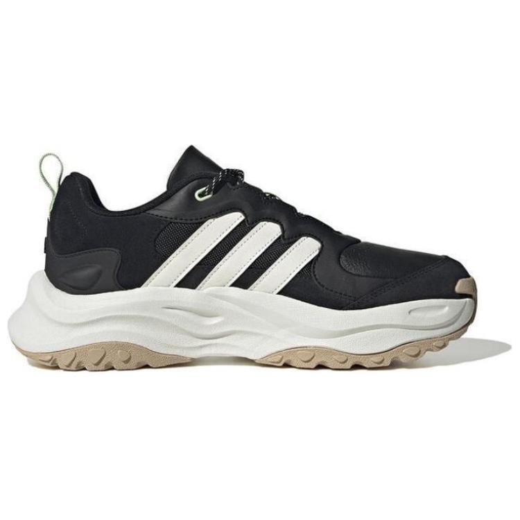 adidas Maxxwavy Comfortable Versatile Shock Absorbing Durable Low Top Casual Shoes Unisex Casual Shoes Black White IF9298