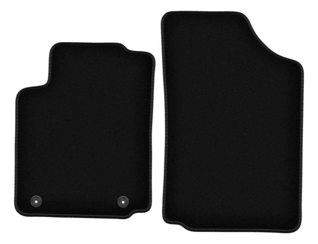 BASIC Front Velour Floor Mats For: Citroen C2 Hatchback (2003-2009)