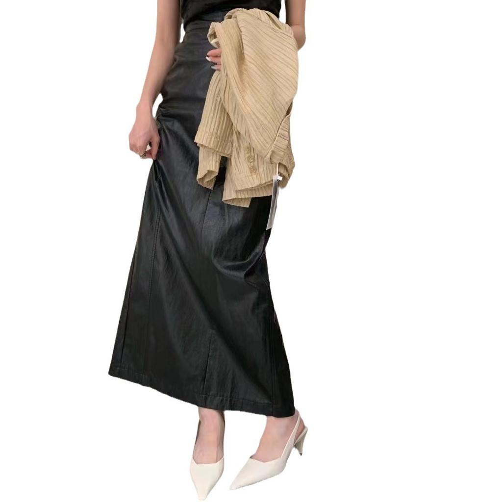 Spring and Summer New Pointed Patent Leather Thin Heel Single Shoes Fashionable Versatile High Heels Bag Head Sandals Women's Shoes