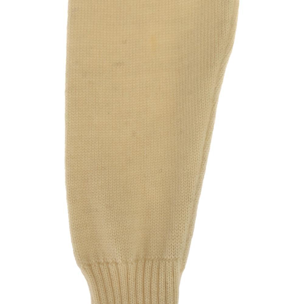 VINTAGE 40s 50s Lettered Long sleeve knit cardigan white Women Used