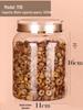 Food-Grade PET Plastic Sealed Jar for Supplement Powders - Moisture-Proof Storage Bottle
