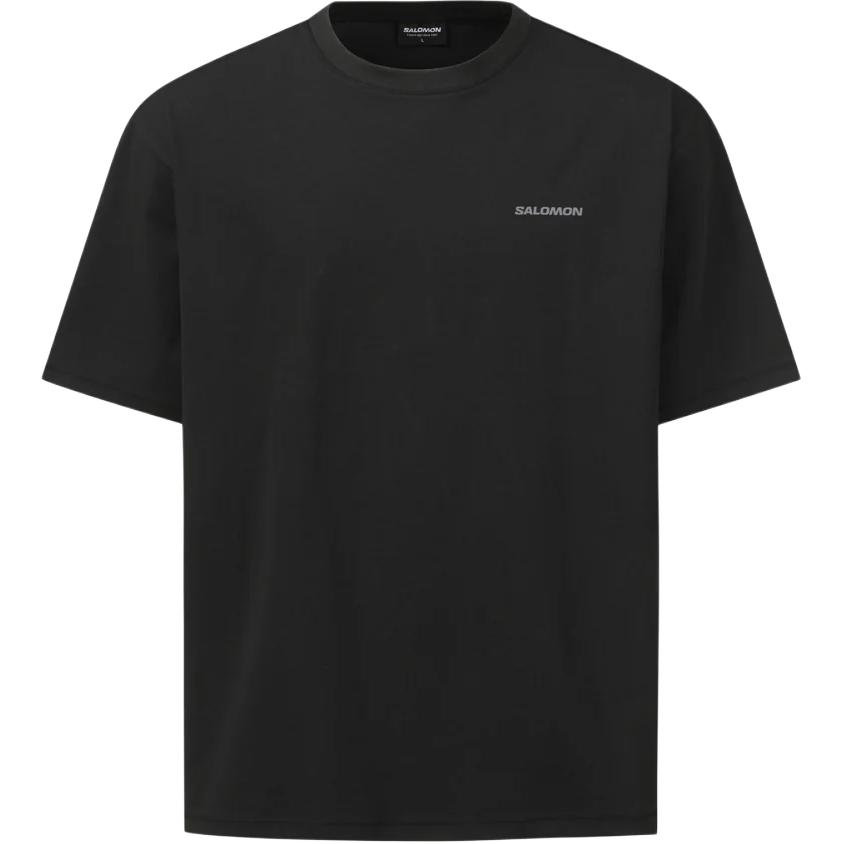 Salomon Uni Mudstride Letter Logo Loose Fit Crew Neck T-Shirt Men tops LD0036200 M