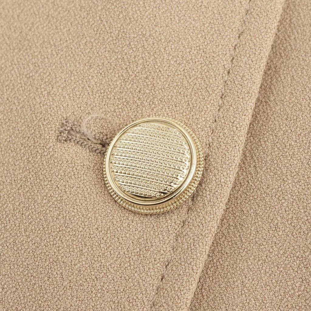 2024 Autumn Women's European & American Style Slim Fit Suit Jacket with Metal Buckle