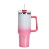 Insulated Water Bottle 304 Stainless Steel Vacuum Flask with Handle Straw Sport Insulated Tumbler with Lids Car Coffee Thermos