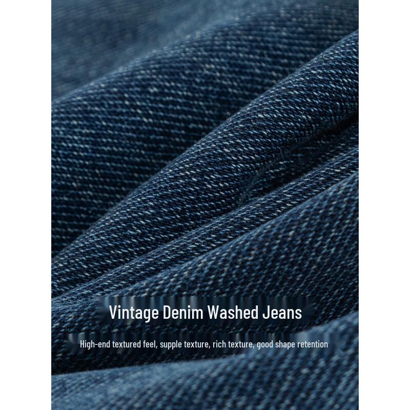 Mengshuya Women's High-Waist Straight-Leg Stretch Jeans