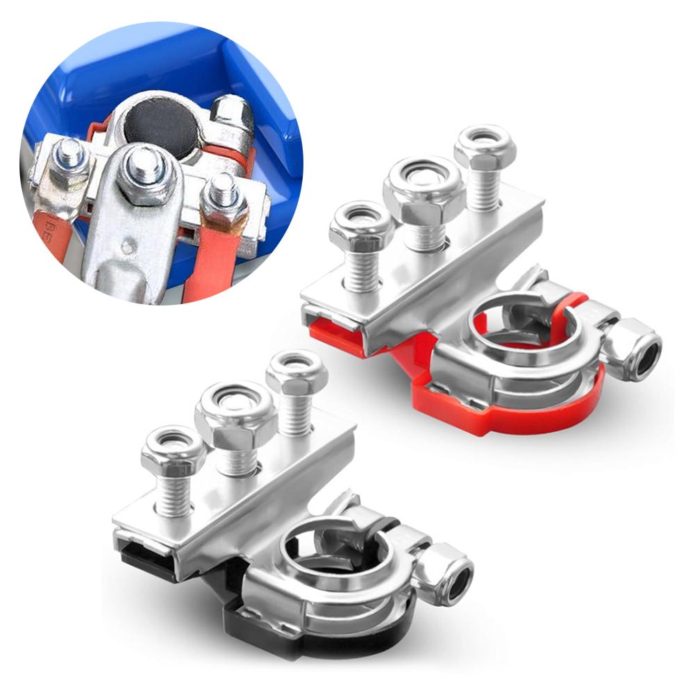 Quick Connect 3 Way Battery Pole Clamp M8 for Car and Boat Applications