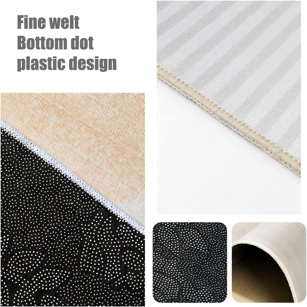 Bohemian Area Rug Stain Resistant Non Slip Living Room Decor Carpet Washable Bedroom Bedside Rug Floor Mat Home Decor
