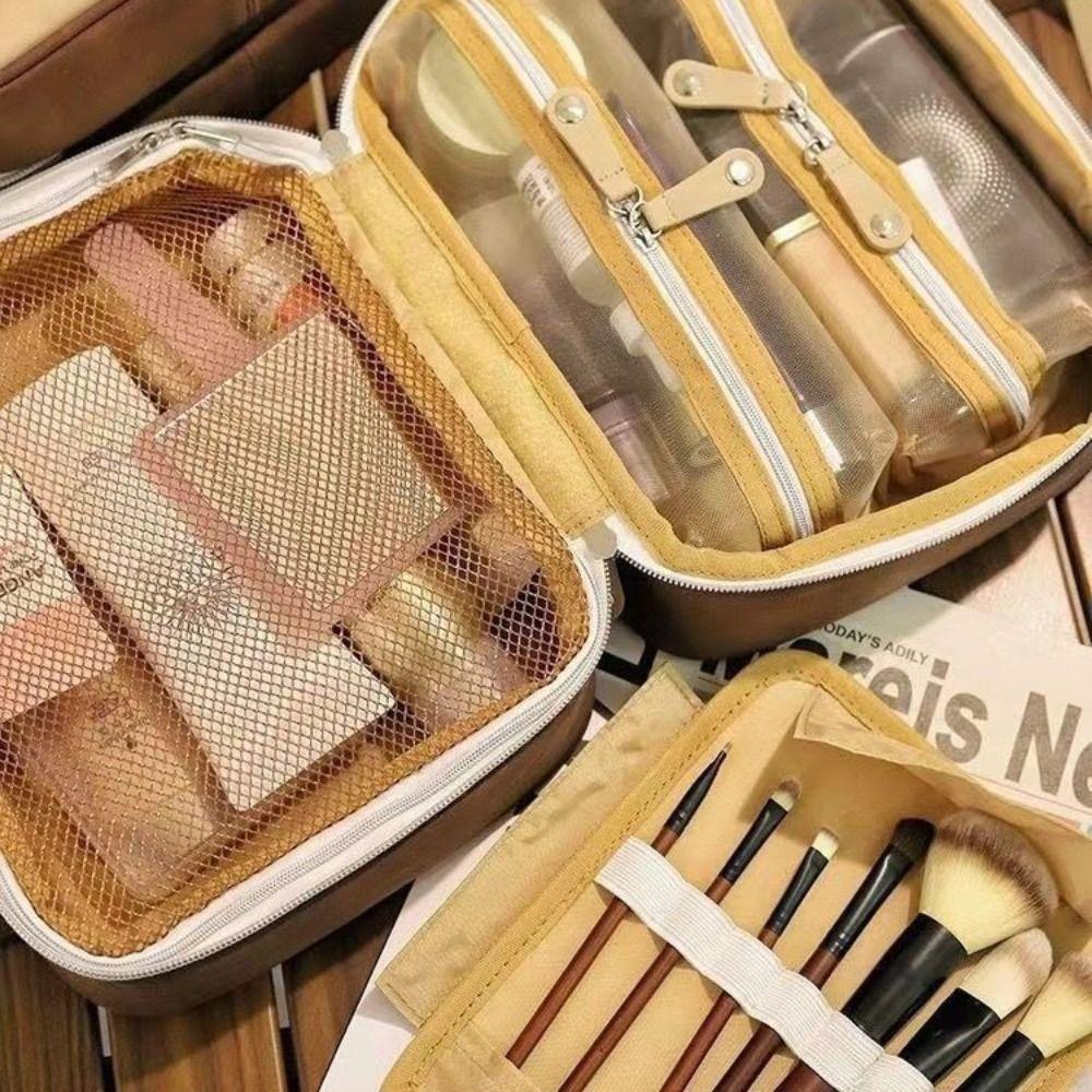 Korean Style Makeup Pouch Bag Toiletries Organizer Travel Wash Bag Cute Cat Cosmetic Bag  Shopping