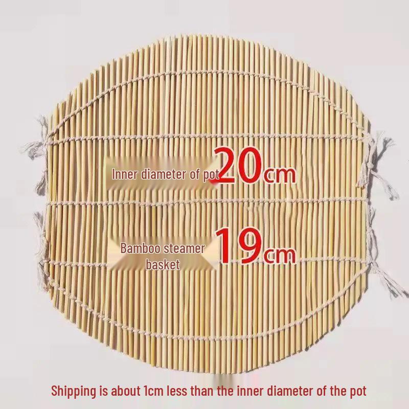 Bamboo & Rattan Non-Stick Steamer Liner for Buns