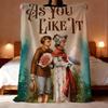 As You Like It Throw Lightweight 240G Flannel Blanket Soft Skin-Friendly For Summer Cooling