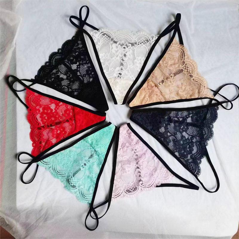 Classic European & American Sexy One-Piece Lace Bikini Thong for Women
