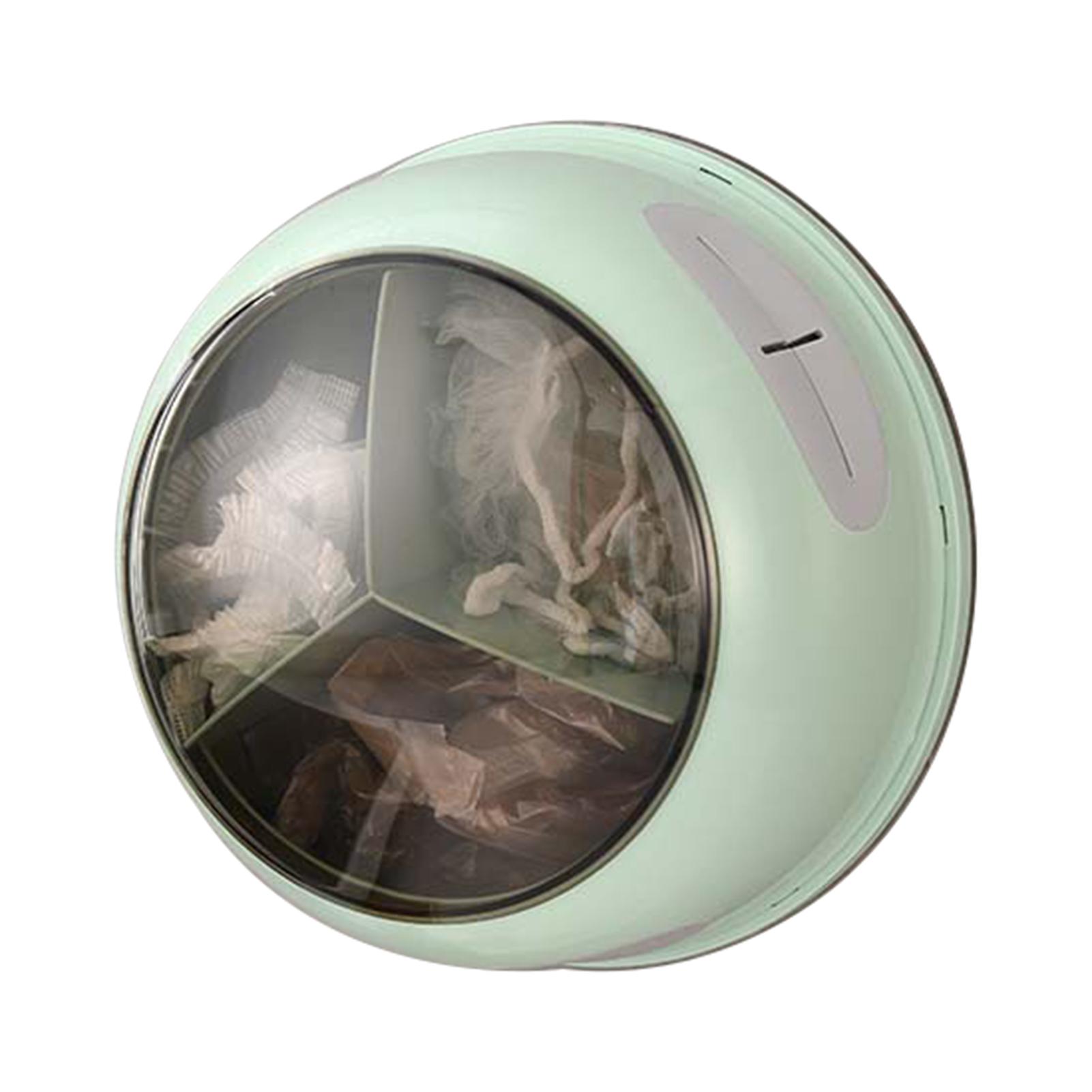 

Ящик для хранения в пластиковой упаковке. Кухонные органайзеры. Коробки. Настенные шкафы для хранения и организации. Подвесные полки с покрытием из салфеток. 1PCS зелёный