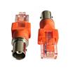 2er-Pack BNC auf RJ45 Adapter Koaxialkabel Kupplung Stecker Kunststoff Metall Adapter Großartig für Netzwerktester und Tonerkabel