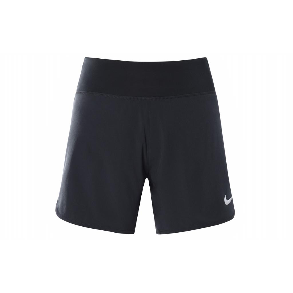 (WMNS) Nike Eclipse Solid Color Casual Sports Running Shorts Black Women's CZ9569-010