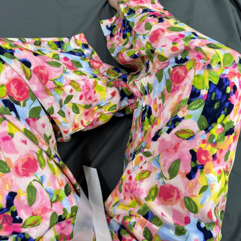 Three Sizes Women's Cotton Silk Wide-Leg Rayon Pants - Spring/Summer Breathable, Plus Size Casual Home Sleepwear