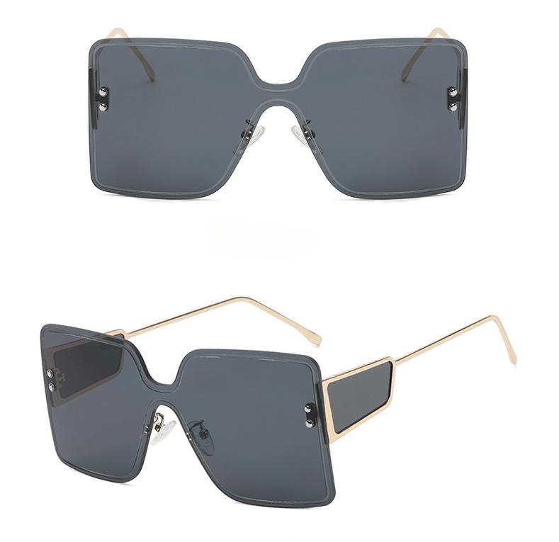 MePanda Unisex one-piece anti-ultraviolet personalized trend sunglasses, UV400.
