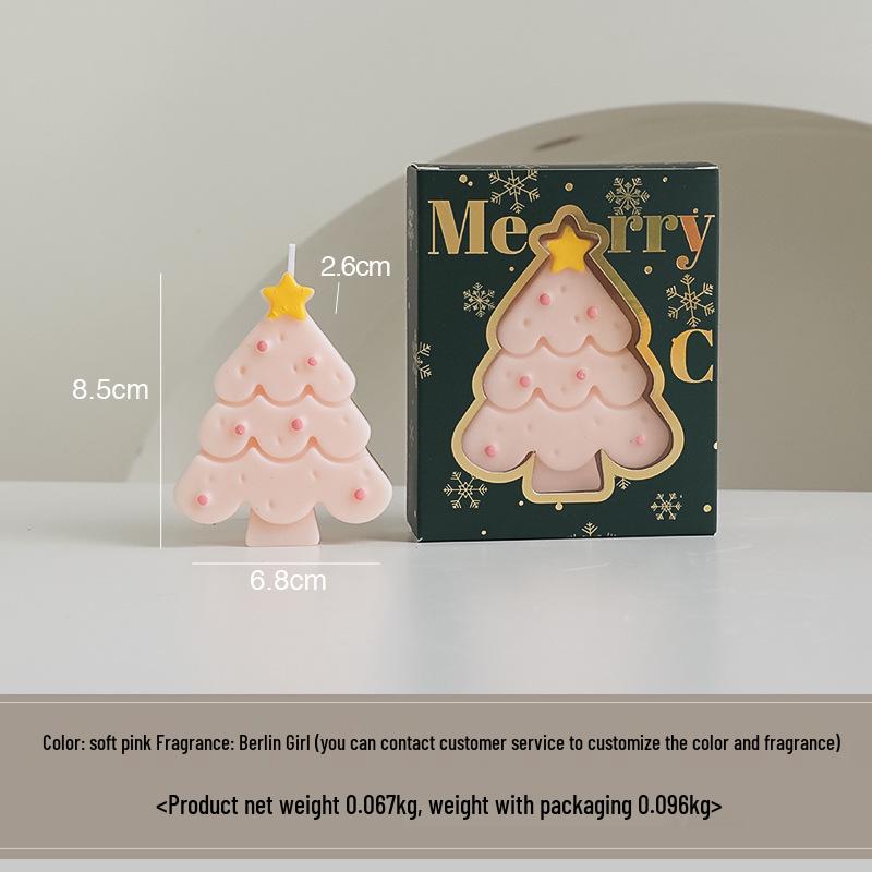 Christmas Tree Aromatherapy Candle Gift Set - Scented Party Favor