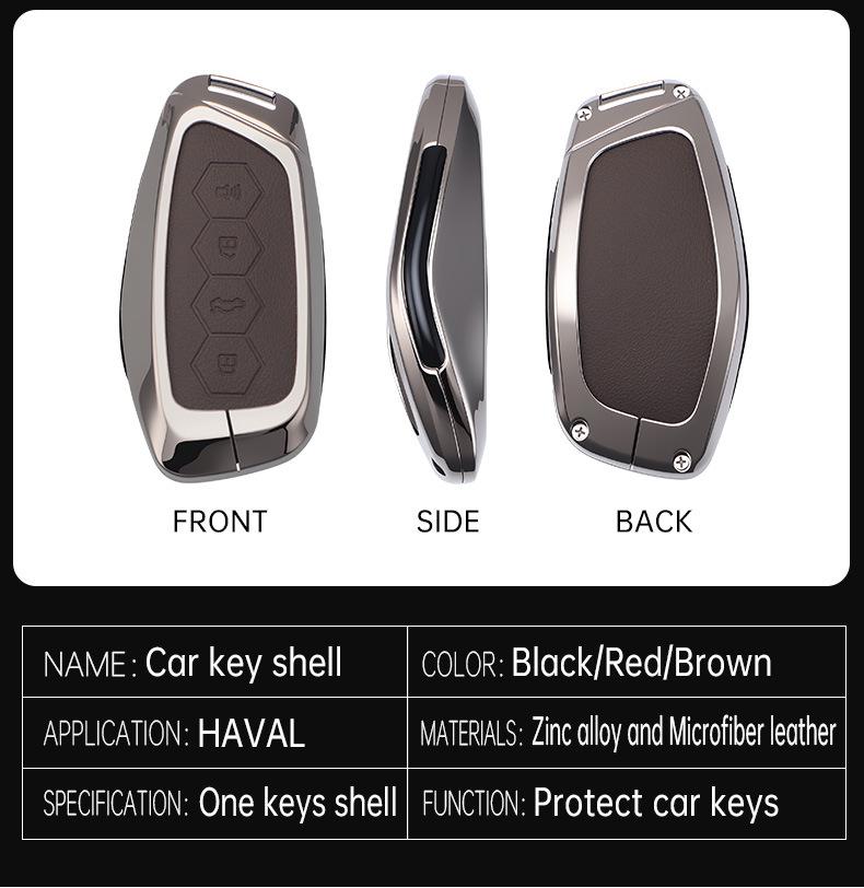 Compatible with Haval Big Dog, H6, Hi4, H9, Menglong, Xiaolong Max Key Case – Second Gen, Model 25 Car Shell Buckle