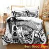 Mieruko Chan Bedding Set Single Twin Printed Bed Set With Pillowcase Bed Duvet Cover Soft Single Double Queen Super King Size