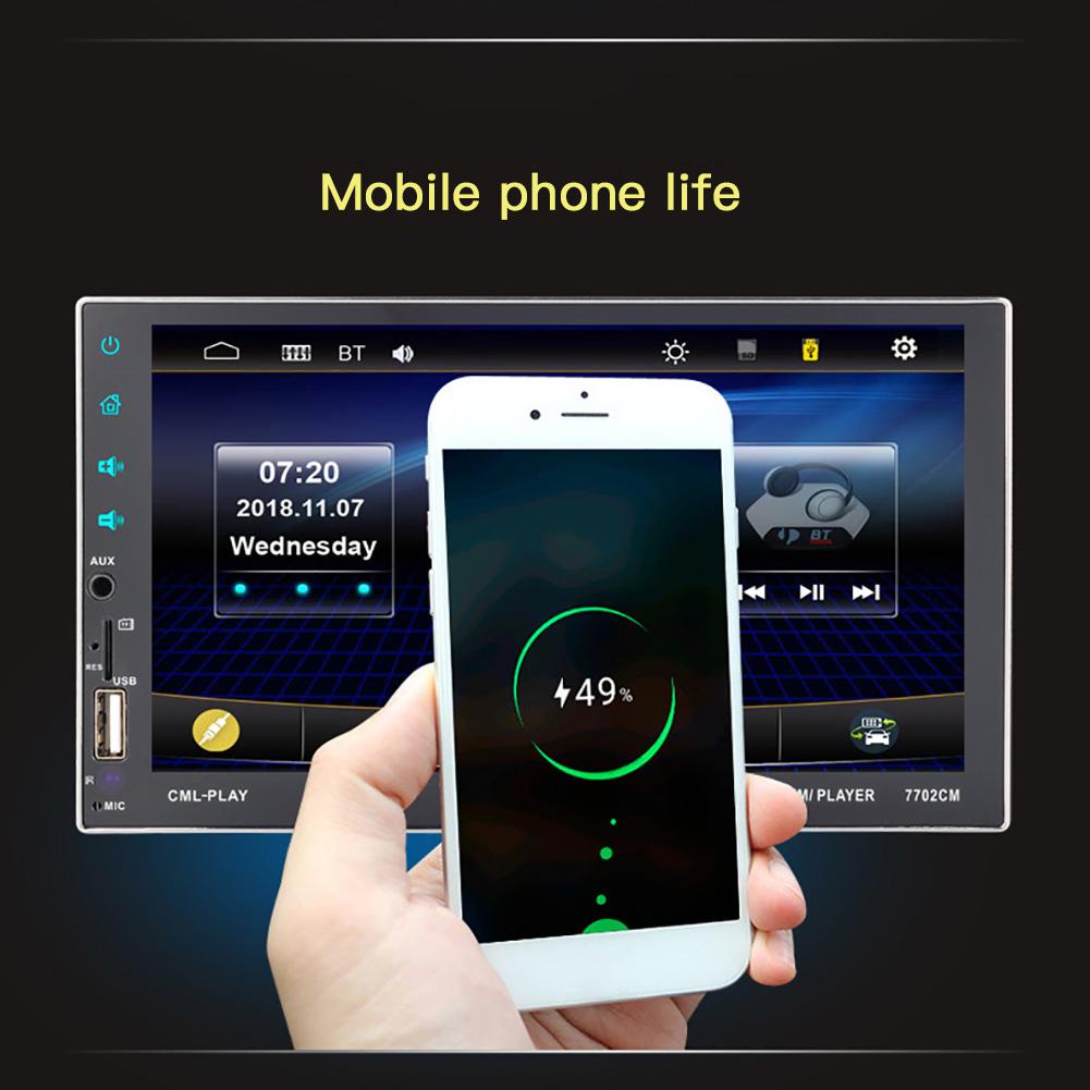 Car Multimedia Player Auto-radio  7" Touch Screen Video MP5 Player Auto Radio Backup Camera