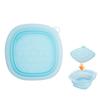 Silicone Face Ice Bath Bowl Built-in Ice Tray Skincare Washbasin Portable Ice Basin  Beauty Tools