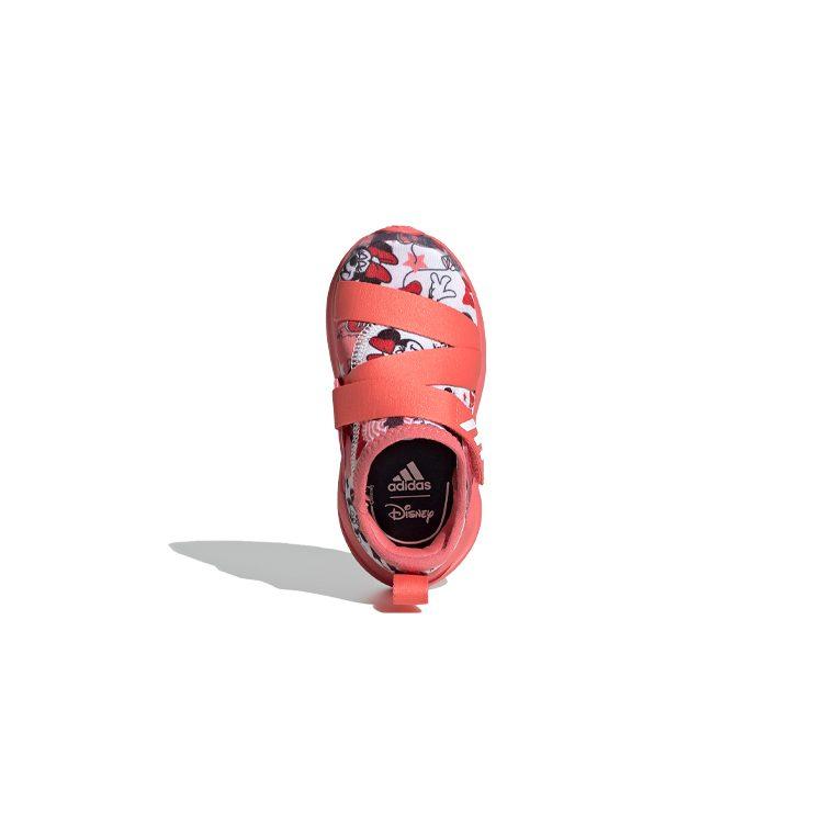 Disney x Adidas Velcro Antidérapant Antidérapant Mi-haut Chaussures pour tout-petits Rose Blanc Noir Nourrisson et tout-petit FV4260
