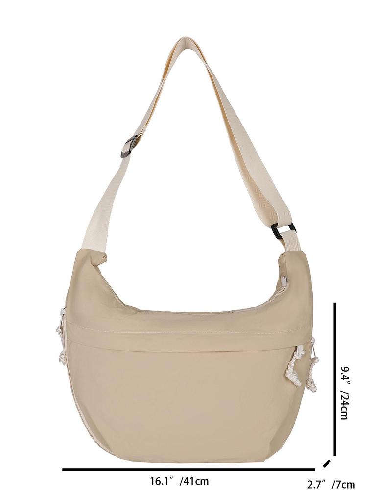 Japanese-Style Nylon Dumpling Bag - Large Capacity Youth Trend Crossbody and Shoulder Bag