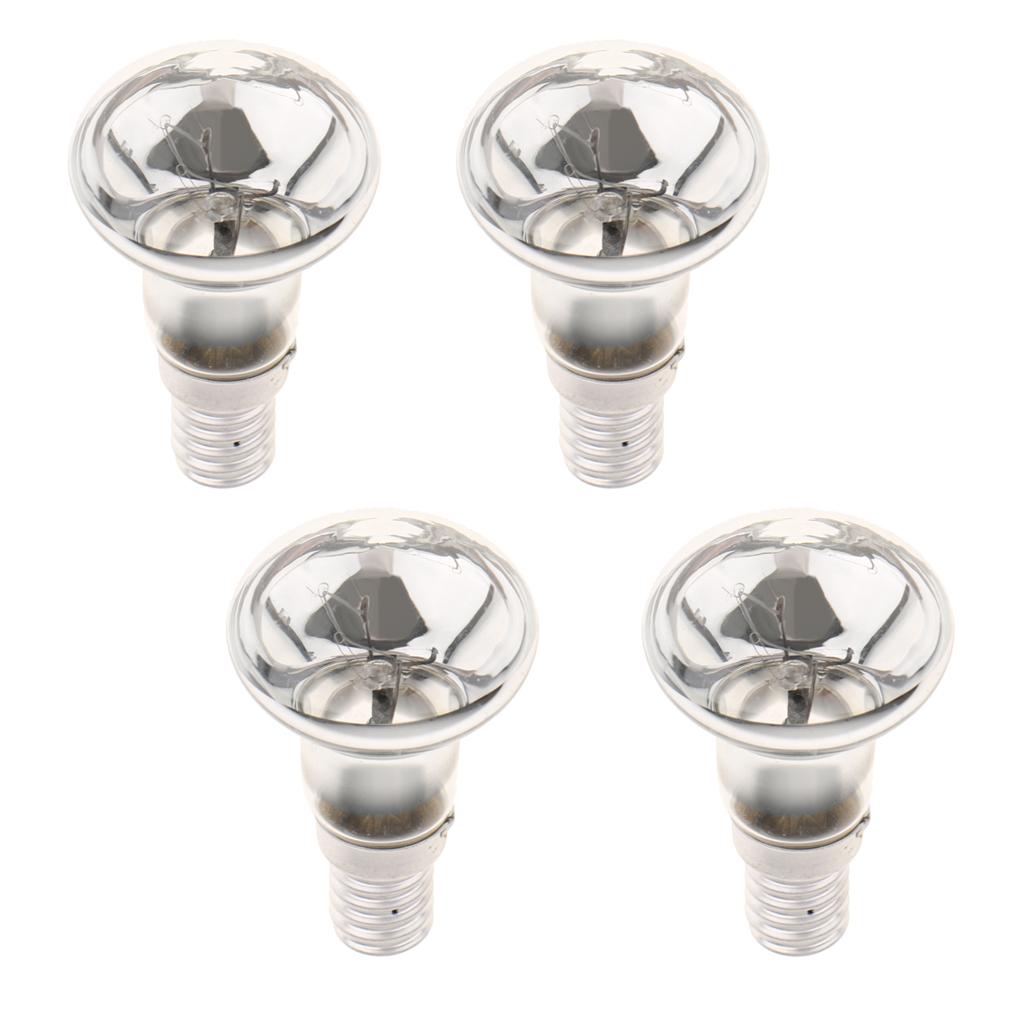 4 Pieces 30W R39 Reflector Headlight Lamp Small Screw E14