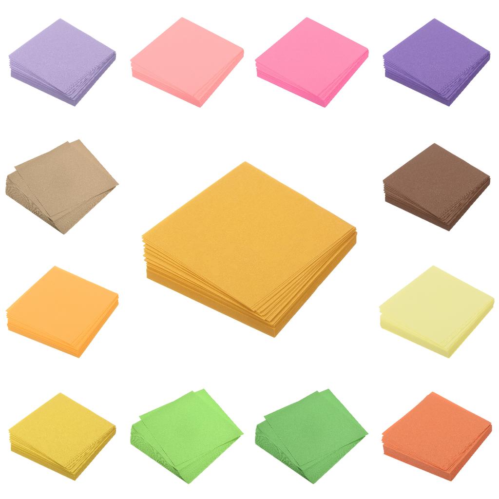 Uxcell 100 Blatt Origami-Papier 7x7cm Doppelseitig Quadratisch Faltpapiere für Kunsthandwerk Geschenke Scrapbooking Deko DIY Handgemacht