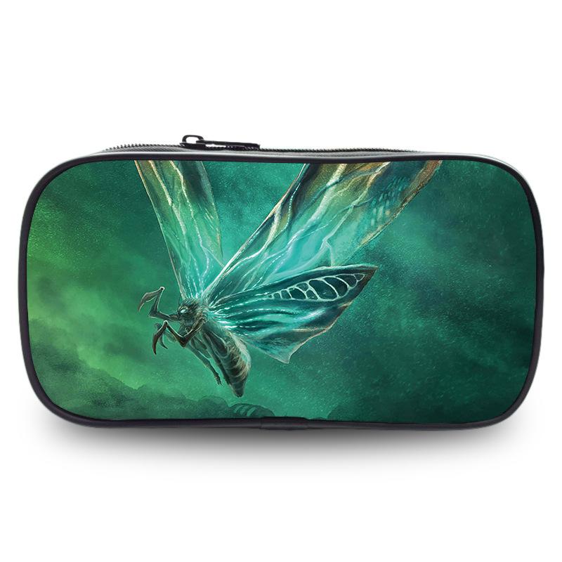 Godzilla Wars King Kong Pencil Case Stationery Case Pencil Case Student Office Pencil Bag Student Pencil Bag Stationery Storage Bag