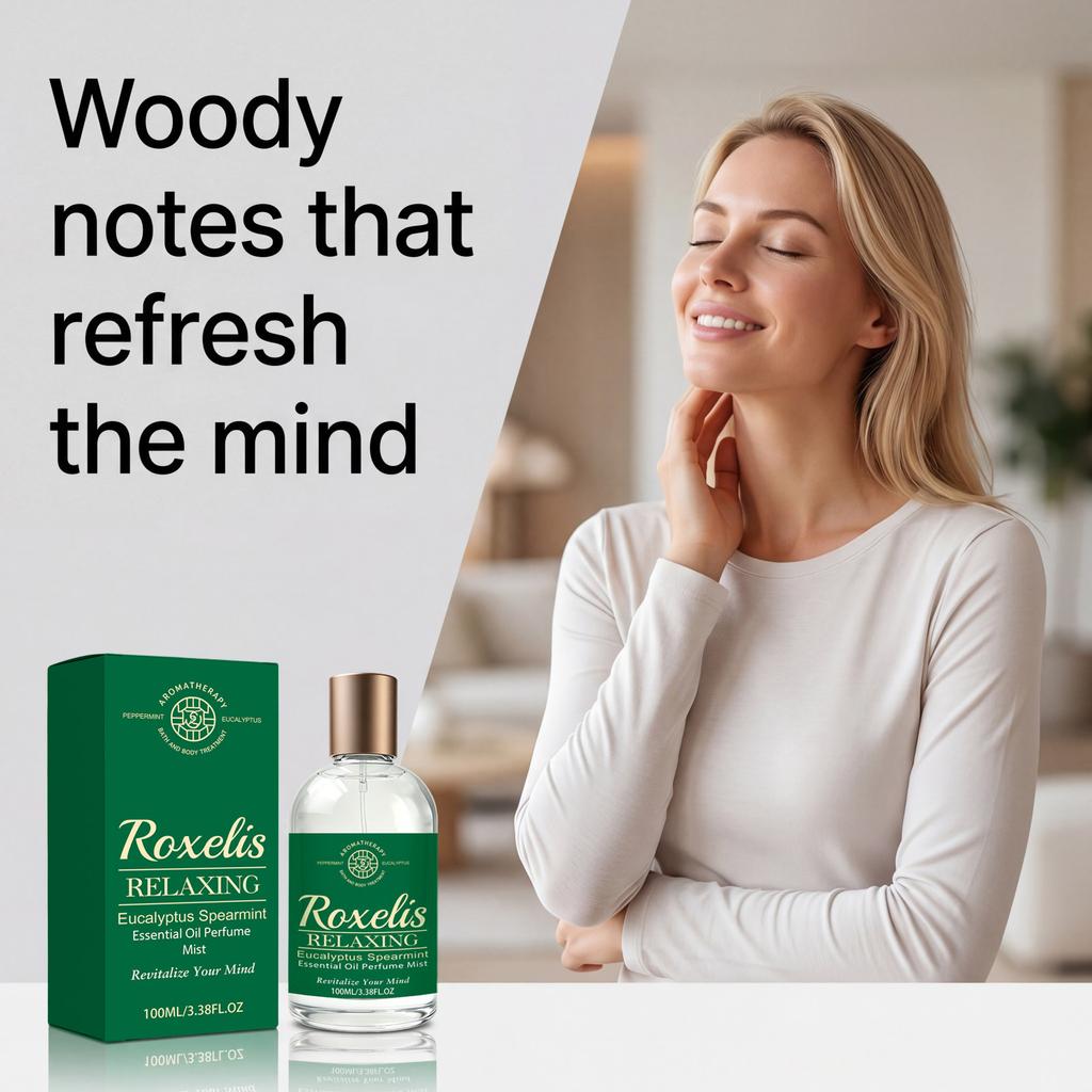 Eucalyptus Mint Fragrance Spray 100ml Fresh Scent Daily Travel Natural Aroma Mint Perfume