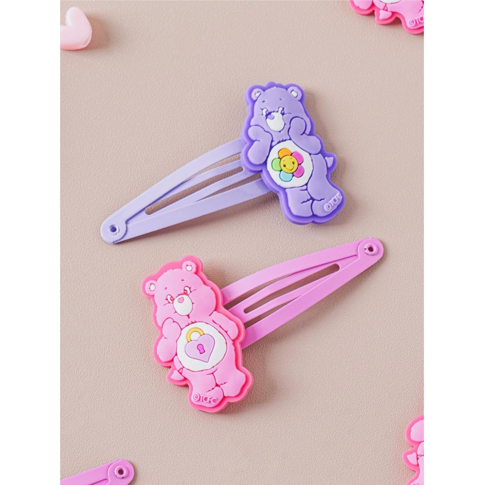 Daiso Care Bear Shaped Snap Pins  Pack Of 2