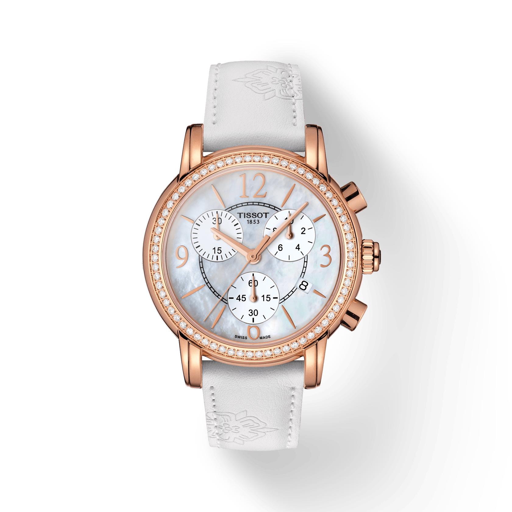 Tissot white mother of pearl Dial Men s Fashion Watch T050.217.67.117.01 белый