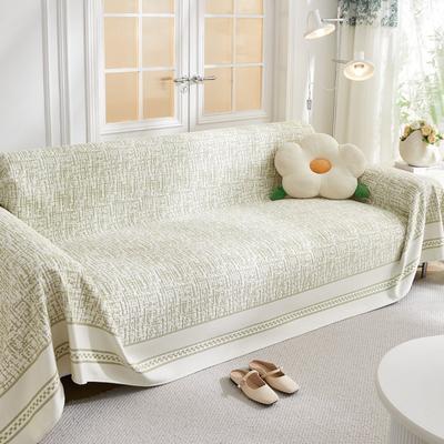 Housse de Canapé en Soie Glacée de Luxe Léger Haut de Gamme Été Serviette de Canapé Entièrement Couverte Housse de Coussin Housse de Canapé Couverture