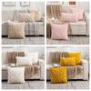 Pillow Cover Does Not Contain Core Snowflake Velvet Snow Daling Solid Color Pillow Office Sofa Cushion Bedside Pillow