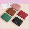 Ladies Minimalist Pu Card Holder Wallet With Multiple Card Slots For Daily Carry