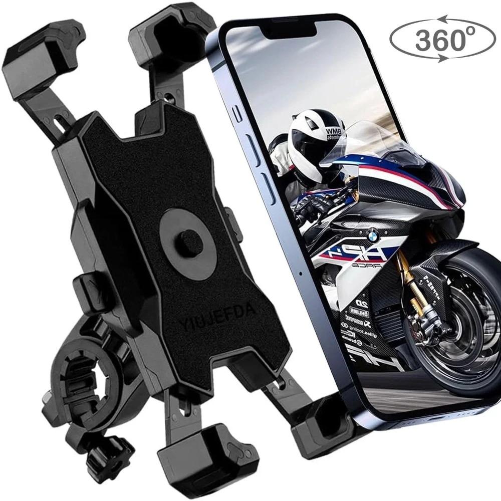 Bicycle phone holder motorcycle handlebar phone holder, easy to install and quick-release bicycle handlebar clamp 1PCS
