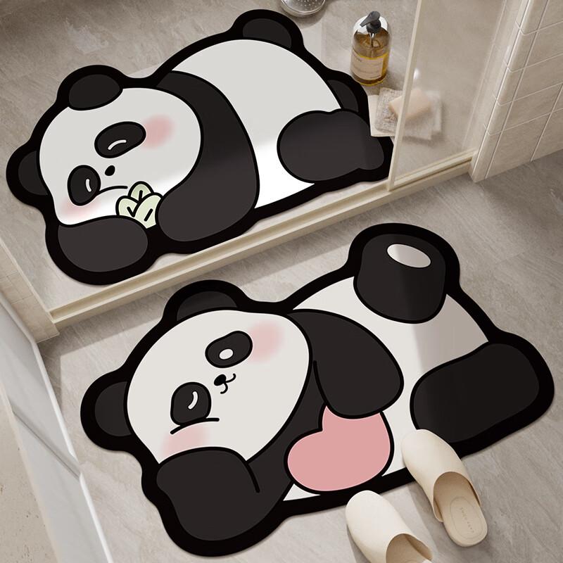 Cartoon Diatomaceous Earth Bathroom Mat
