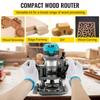 VEVOR Router Tool, 710W Wood Router, Router for Woodworking with 3 Router Collets