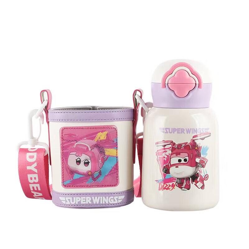 BEDDYBEAR Kids 316 Stainless Steel Straw Dual-Drink Insulated Bottle 540ml