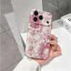 Classic Vintage French Toile Ditsy Botanical Print Pattern Art Design Film Aesthetic Protective Shockproof Bumper Case Cover For iPhone 14 15 16 Pro