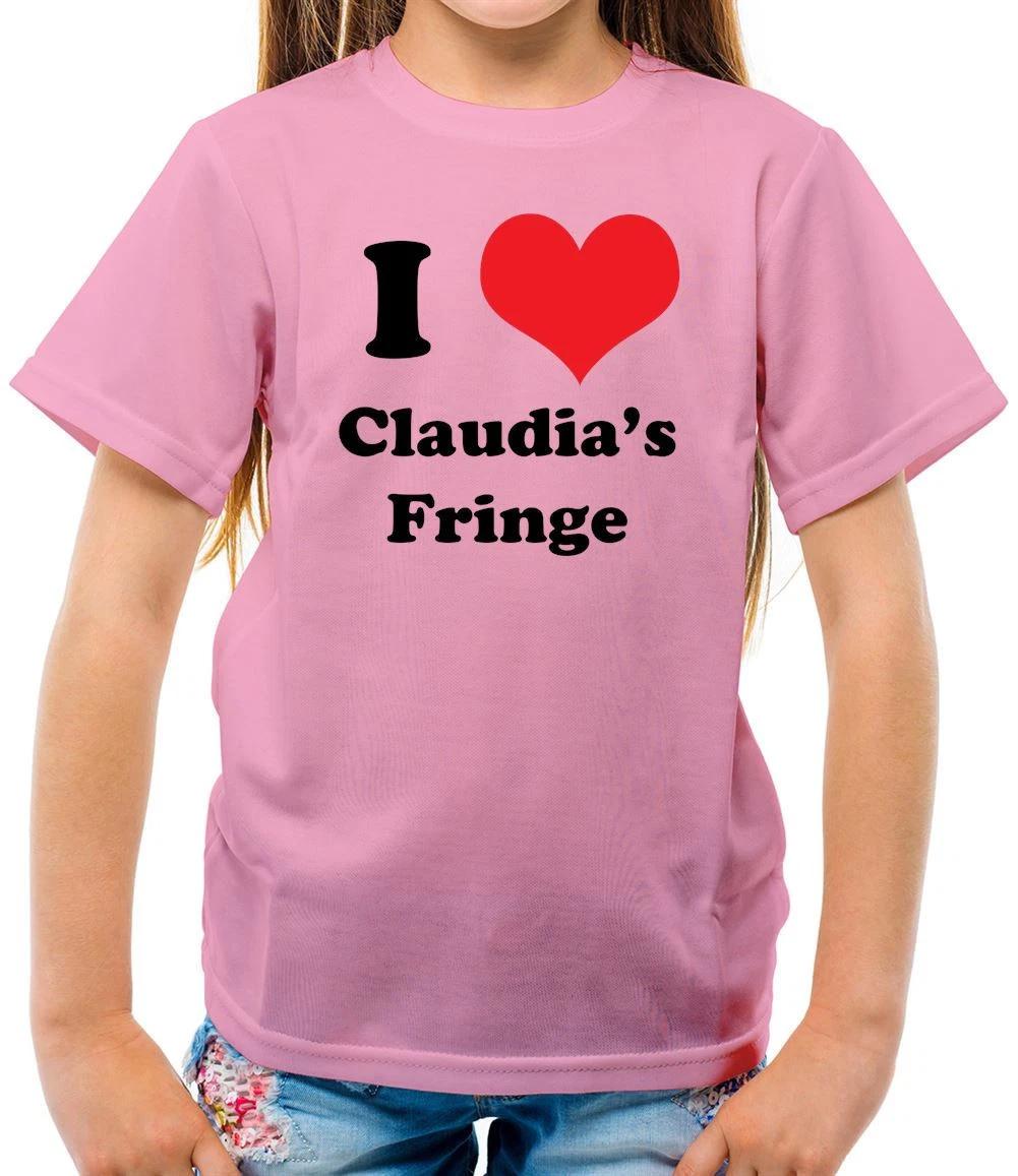 

I Love Claudias Fringe - Kids T-Shirt - Traitor Traitors TV Show Winkleman 130