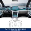 BYD Seal U Sealion 6 Song Plus DMI EV -2024 Transparent TPU Interior Protective Film for Center Console Navigation Screen In