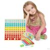 Double Side Number Puzzle Playing Early Learning Developmental Montessori Math Toys for Kids