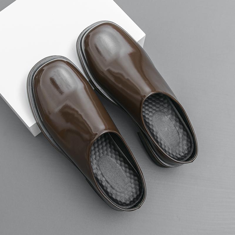 

Мода Мода Платформа Мужские Лоферы из Искусственной Кожи Обувь Бизнес Толстая Подошва Тренд Мода Мужские Полушлепанцы Лоферы Повседневная Обувь 38 коричневый